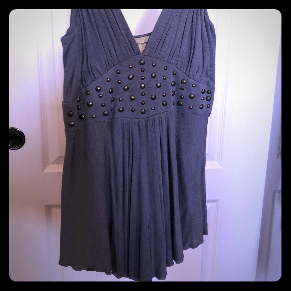 Ella Moss studded flowy tank